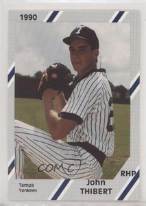1990 Diamond Cards Tampa Yankees John Thibert #26