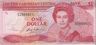 Ost Karibik 1 Dollars 1985-88 UNC