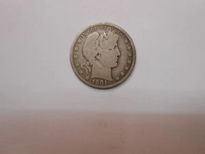 Medio dólar barbero G 1901 o - Imagen 1 de 2