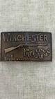 Vintage Winchester Repeating Arms Rifle Brass Belt Buckle/New Haven, Conn.