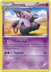 2x (XY01-050) Grumpig Rare Pokemon XY Base Set Card # 50 - Picture 1 of 1