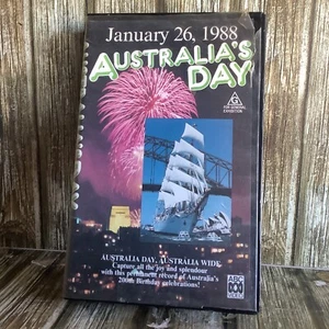 AUSTRALIA DAY 1988 VHS ORIGINAL VIDEO CASSETTE CASE - Picture 1 of 3