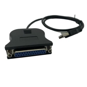 USB to DB25 Printing Cable Pin Old Style Parallel Printer Data Connection Cable - Picture 1 of 5