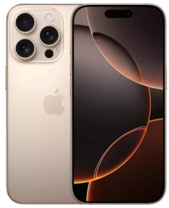 🔥NEW🔥 Apple iPhone 16 Pro 1TB Desert UNLOCKED w/Apple Warranty thru Feb 2026! - Picture 1 of 8