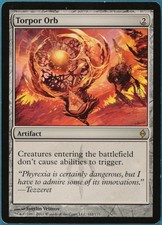 Torpor Orb New Phyrexia NM Artifact Rare MAGIC MTG CARD (ID# 244111) ABUGames