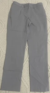Mario Serrani Italia Gris Mujer Vestido Pantalones de Trabajo 9" Tiro Medio 27 x 27 TALLA 4 - Imagen 1 de 10