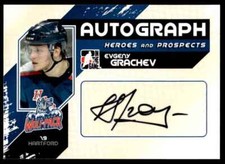 2010-11 In The Game Heroes and Prospects Autographs Evgeny Grachev Auto EVGENY