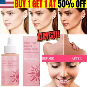 Sunless Tanning Drops To Drink, Drinkable Sunless Tanning Drops, 60mL(1pc)~ xiny - Picture 1 of 10