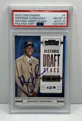 Penny Hardaway Autograph Signed 2022 Panini Contenders PSA 8, PSA 10 Auto - Image 1 of 2