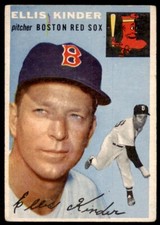 1954 TOPPS ELLIS KINDER BOSTON RED SOX #47