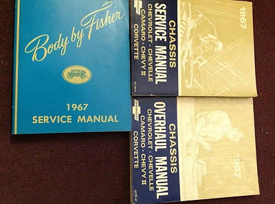 GM Chevy Chevelle Camaro Chevy II Corvette 1967 conjunto manual de taller de servicio OEM  Foto 1 de 4