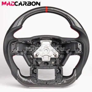 Volante in vera fibra di carbonio adatto a Ford F150 Raptor 2015-2020 con riscaldamento - Foto 1 di 12