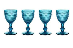 Vista Alegre - Bicos - Set of 4 Goblets (Blue) - 246590N - Picture 1 of 2