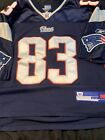 Wes Welker #83 Reebok NFL Authentic Stitched Jersey Size 52 Blue