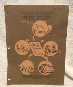 Das CEOI-Lehrbuch ~ TC-24-1 ~ Abteilung. der US-Armee ~ 1982
