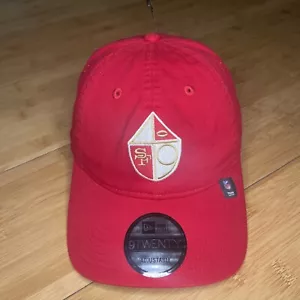 New Era 9TWENTY San Francisco 49ers Core Classic Red Retro ALT Dad Cap Hat Strap - Picture 1 of 8