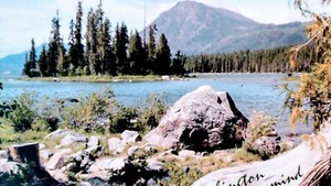 POST CARD LAKE WENATCHEE WASHINGTON 