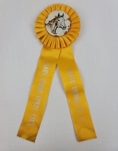 1960s Original Yellow Ribbon Winner from LAZY ACRES HORSE SHOW State Bride NY - Picture 1 of 8