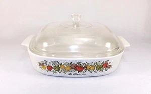 Vintage Spice of Life Corning Ware A-10-B Covered Casserole Baking Dish w/Lid VG - Picture 1 of 4