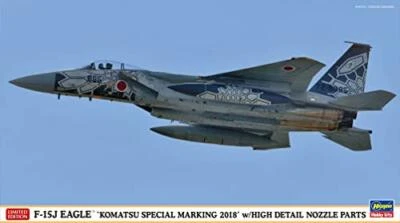 Hasegawa 1/72 Jasdf F-15J Aquila Komatsu Speciale 2018 W / Alto Dettaglio Nuovo - Immagine 1 di 4