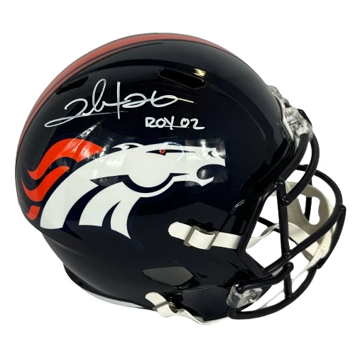 Clinton Portis signed inscribed Full Size helmet NFL Denver Bronco JSA COA - Image 1 of 4