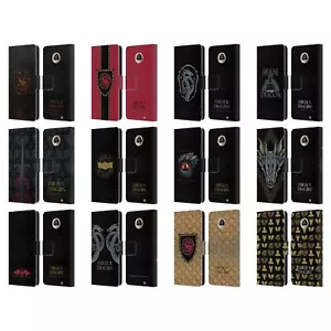 HOUSE OF THE DRAGON: TELEVISION SERIES GRAPHICS LEATHER BOOK CASE FOR MOTOROLA - Picture 1 of 18