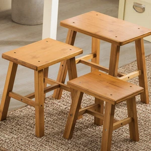 Tragbarer Holzhocker Kinder vielseitig Hocker kleine Trittstufe - Bild 1 von 12