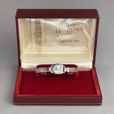 LONGINES Vintage Automatic Ladies Watch Original Box Paperworks 15 888357 - image 1 of 4