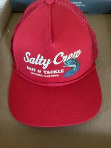 Salty Crew Bait And Tackle San Diego Snap Back Hat One Size Adjustable NEW - Picture 1 of 5