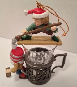 VTG Coca Cola 'Tops on Refreshment' Coke Bottling Works Christmas Ornament 1994 - Picture 1 of 10