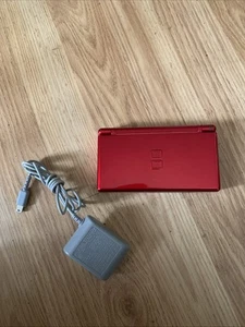 Nintendo DS Lite Handheld Console - Red Case Works Great. - Picture 1 of 13