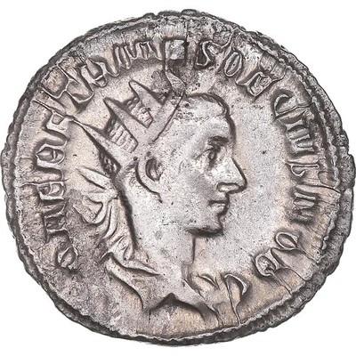 [#1170464] Coin, Herennius Etruscus, Antoninianus, 251, Rome, EF, Billon, Cohen: - Image 1 of 2
