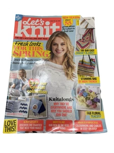 LET'S KNIT Knitting Magazine - April 2018 - UK's Best Knitting Magazine - - Picture 1 of 3
