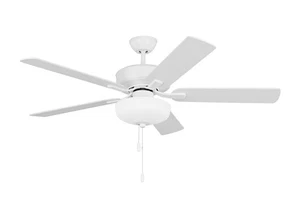 Matte White 52" Ceiling Fan from the Linden Collection - Picture 1 of 1