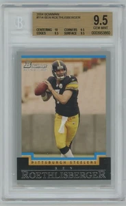 Ben Roethlisberger 2004 Bowman RC BGS 9,5 #114 Pittsburgh Steelers - Imagen 1 de 2