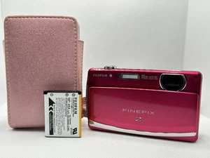 [Near Mint] FUJIFILM FinePix Z90 Pink 14.2MP 5x Zoom Digital Camera From Japan - Picture 1 of 23