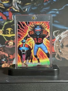 Shedeur Sanders 2024 Anime of Sport Manga Swag Cartoon Prism Refractor 1/1 - Picture 1 of 2