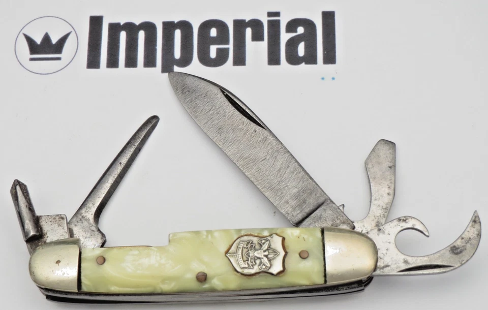 Vintage IMPERIAL USA Official BSA Scout Knife - Scarce Five-Blade Version - Image 1 of 4
