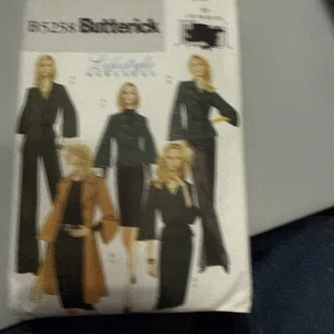 Butterick B5258 5258 Misses Jacket Skirt Pants Pattern 16-22 *Uncut* - Picture 1 of 8