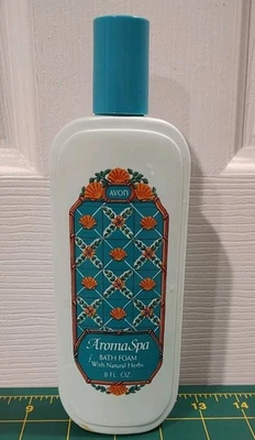 Espuma de baño spa con hierbas naturales Avon Aroma - años 90 - 8 oz Foto 1 de 3