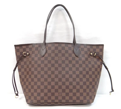 LOUIS VUITTON Damier Ebene Neverfull MM Shoulder Tote Bag France 51220457900 2 - Image 1 of 4