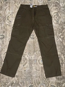 Carhartt B342 DFE Ripstop coupe décontractée double genou cargo pantalon de travail homme 40x34 - Photo 1/12