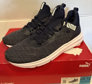 NUEVO Para hombres PUMA Enzo Beta Tejido V3 Zapatos Atléticos Espuma Suave Azul -¡Talla 12! - Imagen 1 de 9