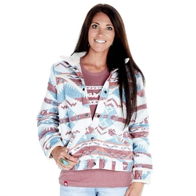 wrangler retro sherpa lined Aztec western jacket Women Size XL New Southwestern - Image 1 of 4