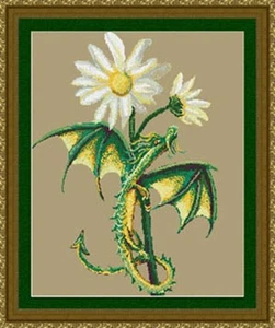 Daisy Dragon by Kustom Krafts cross stitch pattern - Picture 1 of 1