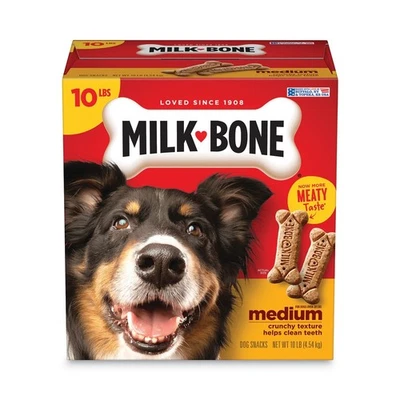 Galletas Milk-Bone 92501 10 lb originales/medianas para perros nuevas Foto 1 de 4