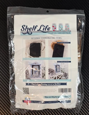 Shelf Life 100% Cotton Stater Thread Pack 50 Skeins 5 Yards #FQS-30372 - Image 1 of 4