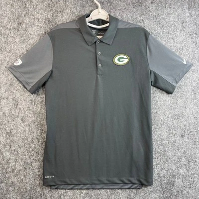 Camisa polo gris Green Bay Packers NFL para hombre talla mediana Foto 1 de 4