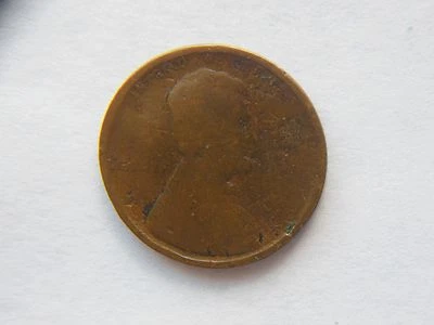 1909-P Lincoln Wheat Cent *1st Year Made* Error Coin,  Struck through Grease - Image 1 of 4