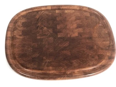 Tabla de cortar ovalada de madera maciza Dansk Foto 1 de 4